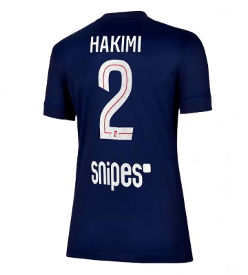 Paris Saint-Germain Achraf Hakimi #2 Hjemmebanetrøje Dame 2025-26 Kortærmet